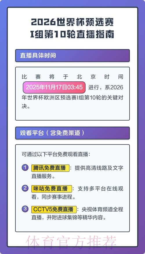 2026世界杯直播一览观看指南实时查看 2026世界杯直播一览观看指南实时查看